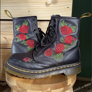 Dr. Martens 1460 “Vonda” Floral Lace Up Boots